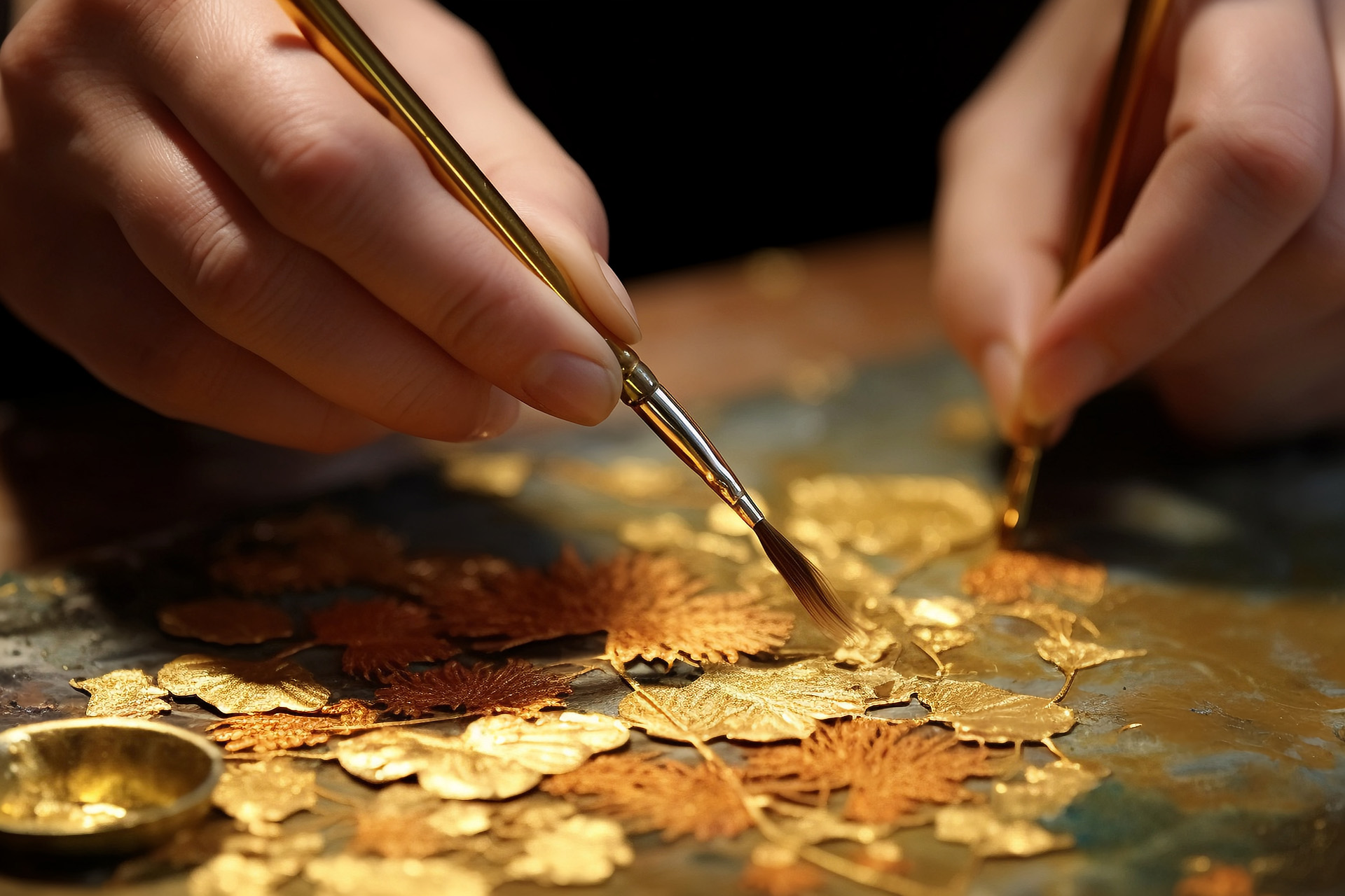 Gold foil craft